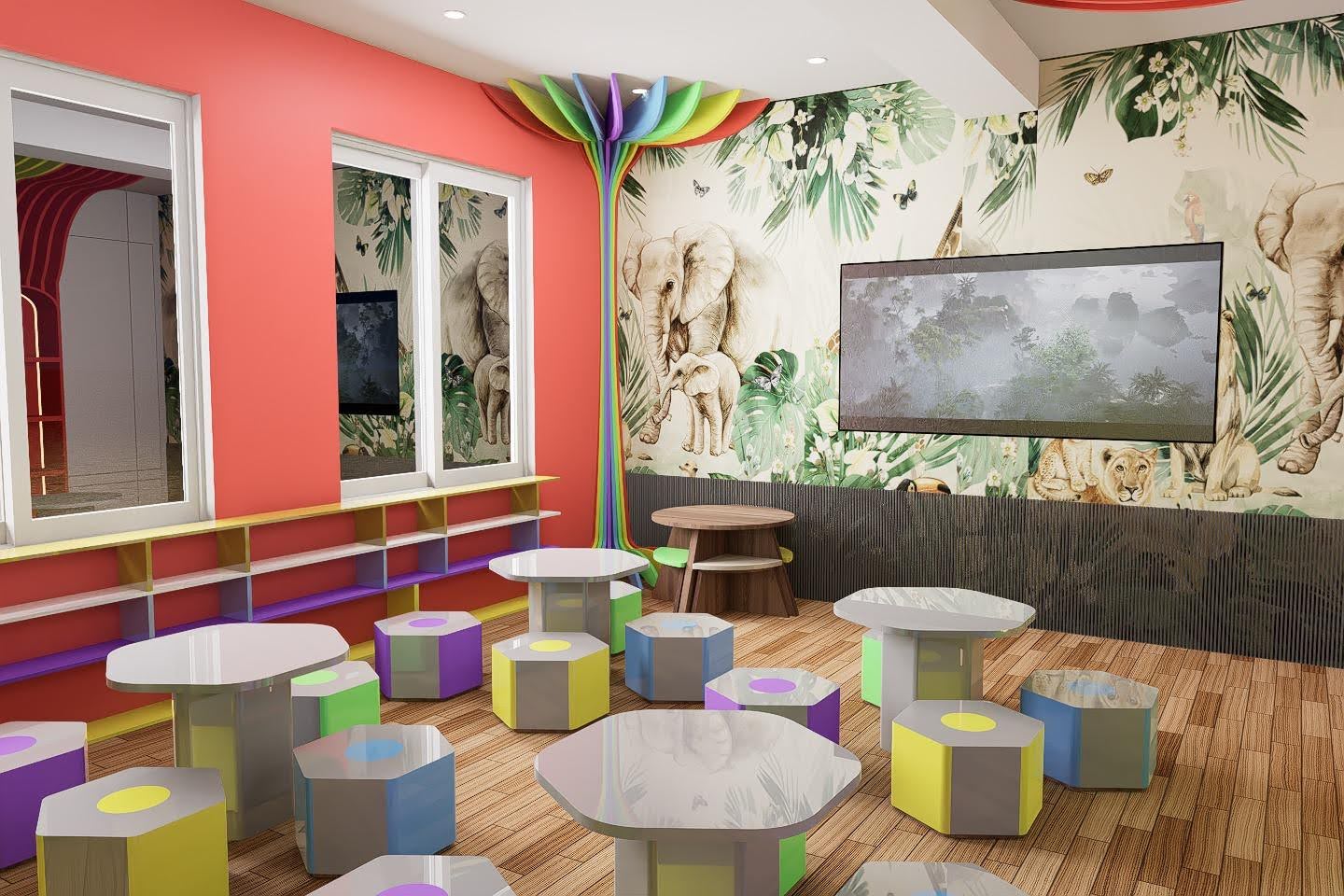 Classroom activity area